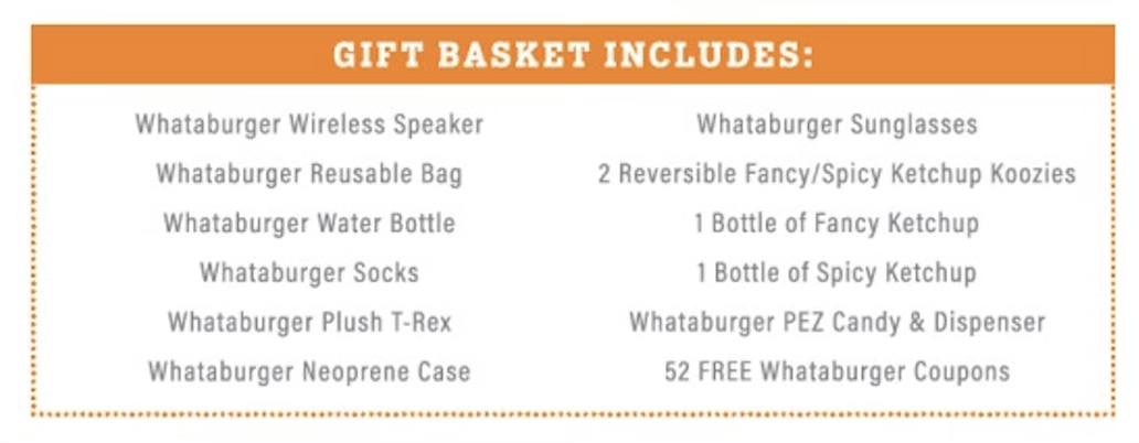 WIN WHATABURGER FOR A YEAR plus an awesome basket at our live auction March 2, 2024! Thank you Bastrop Whataburger for supporting our school. #11